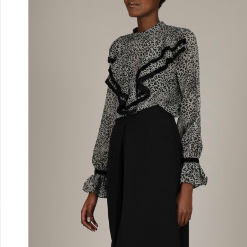 Animal Print Blouse